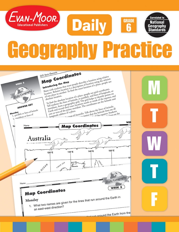 Daily Geography Practice, Grade 6 - Teacher's Edition, Print