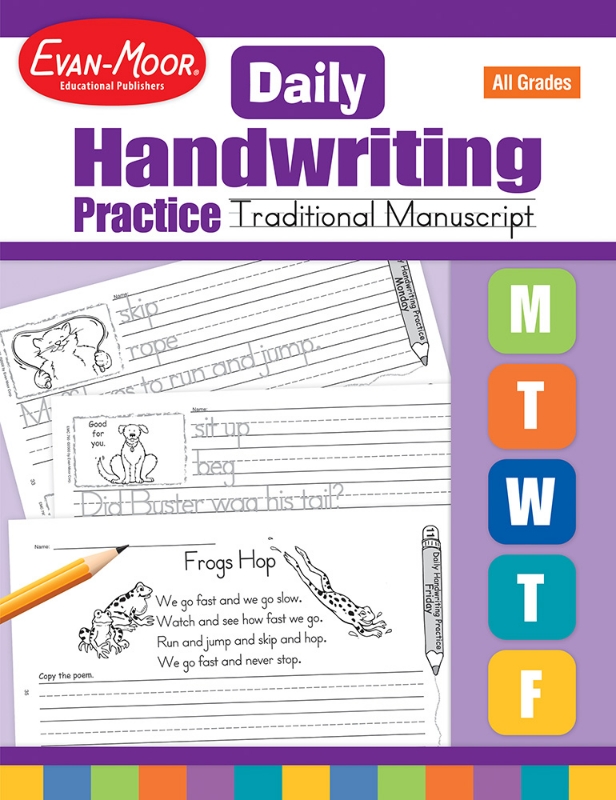 Daily Handwriting Practice: Traditional Manuscript, Grades K-6 - Teacher's Edition, Print