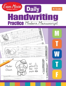 Daily Handwriting Practice: Modern Manuscript, Grades K-6 - Teacher's Edition, Print