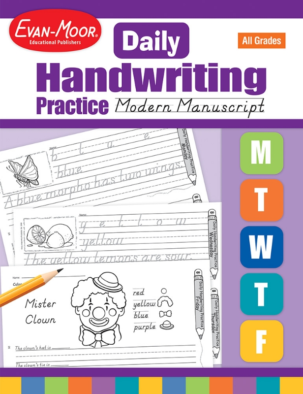 Daily Handwriting Practice: Modern Manuscript, Grades K-6 - Teacher's Edition, E-book