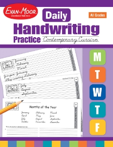 Daily Handwriting Practice: Contemporary Cursive, Grades K-6 - Teacher's Edition, E-book