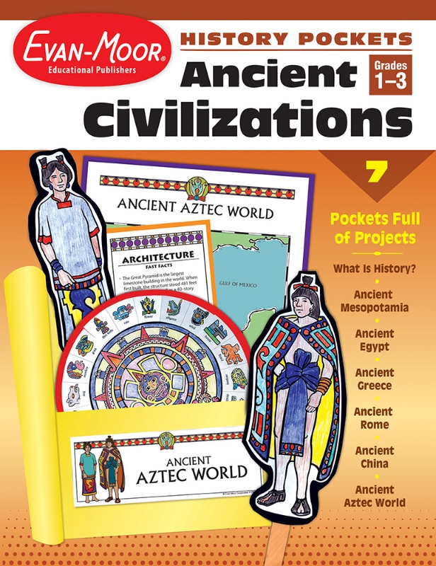 History Pockets: Ancient Civilizations, Grades 1-3 - Teacher Reproducibles, Print