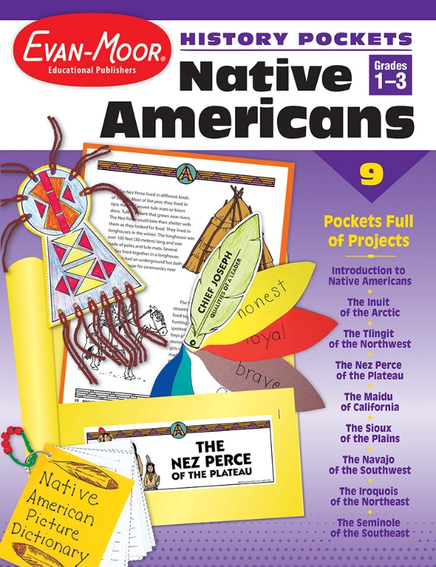 History Pockets: Native Americans, Grades 1-3 - Teacher Reproducibles, Print