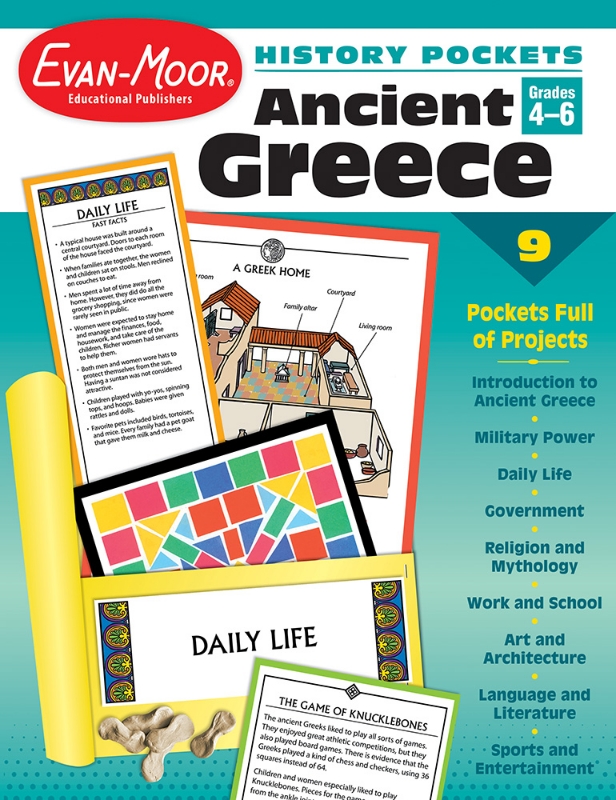 History Pockets: Ancient Greece, Grades 4-6 - Teacher Reproducibles, E-book