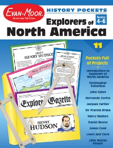 History Pockets: Explorers of North America, Grades 4-6 - Teacher Reproducibles, E-book