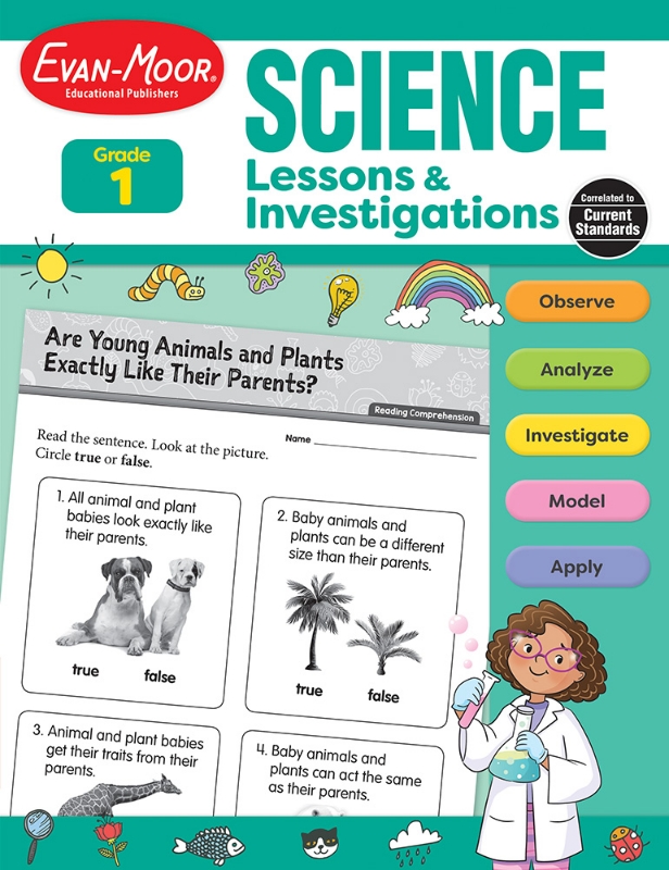 Science Lessons and Investigations, Grade 1 - Teacher's Edition, E-book