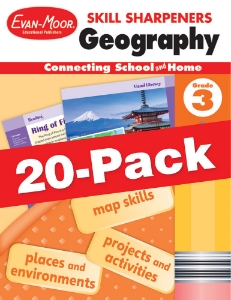 Skill Sharpeners: Geography, Grade 3 — Class pack