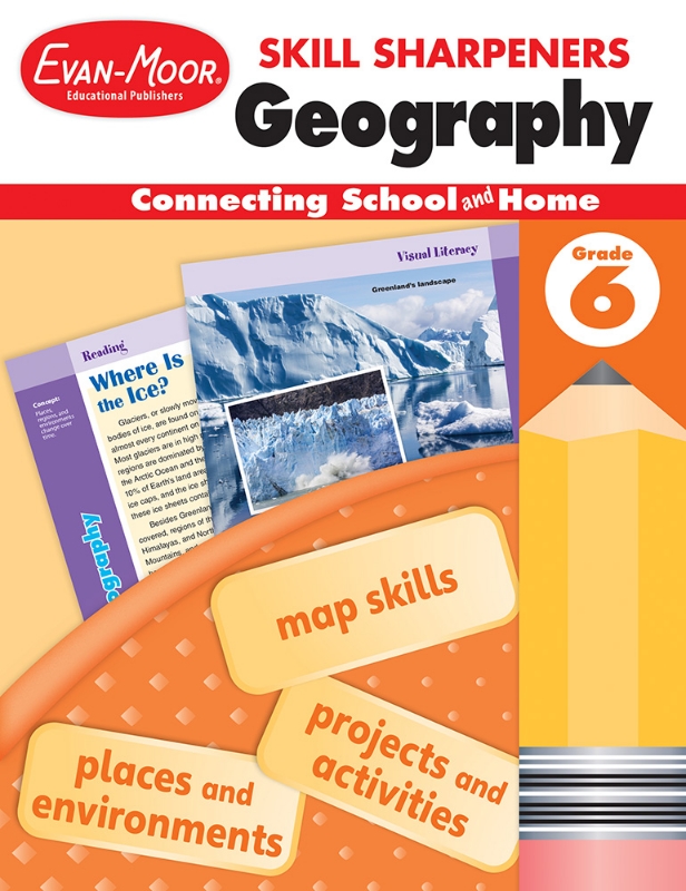 Skill Sharpeners: Geography, Grade 6 - Activity Book