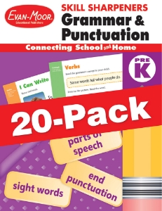 Skill Sharpeners: Grammar & Punctuation, Grade PreK — Class pack