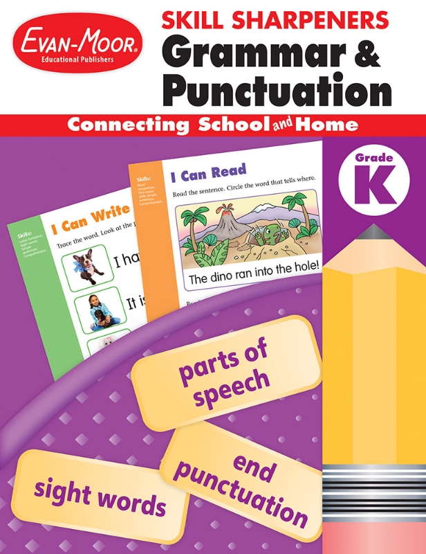 Skill Sharpeners: Grammar & Punctuation, Grade K - Activity Book