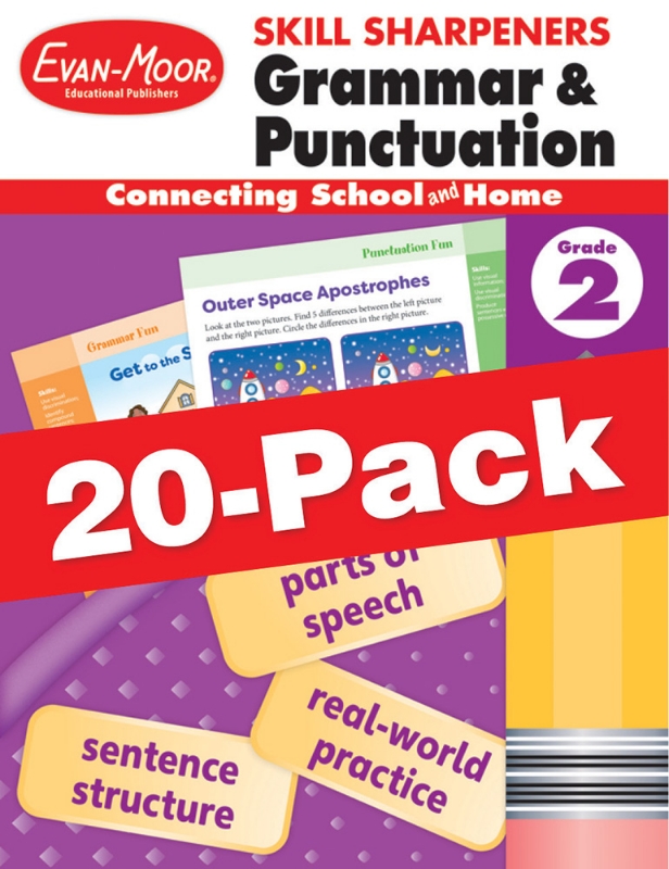 Skill Sharpeners: Grammar & Punctuation, Grade 2 — Class pack