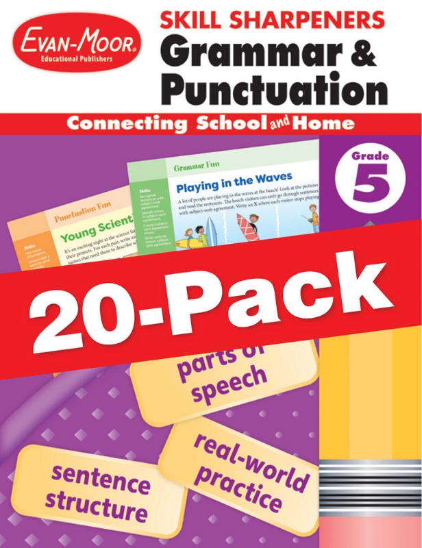 Skill Sharpeners: Grammar & Punctuation, Grade 5 — Class pack