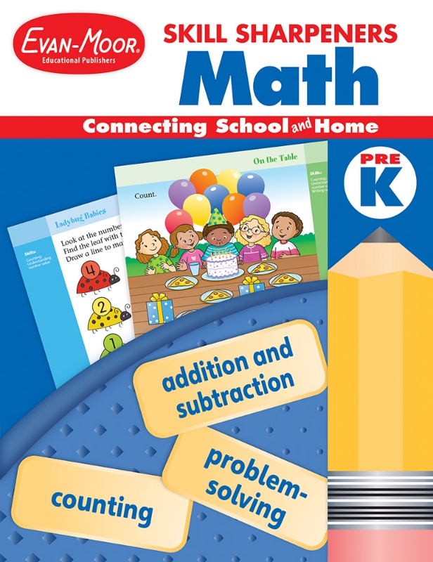 Skill Sharpeners: Math, Grade PreK - Activity Book