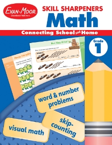 Skill Sharpeners: Math, Grade 1 - Activity Book