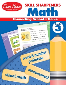 Skill Sharpeners: Math, Grade 3 - Activity Book