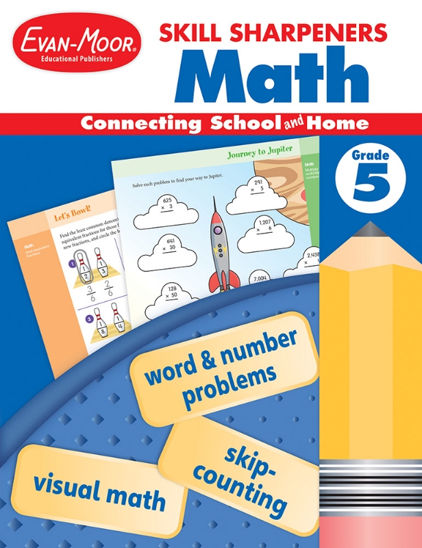 Skill Sharpeners: Math, Grade 5 - Activity Book