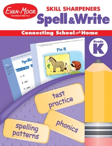 Skill Sharpeners: Spell & Write, Grade K - Activity Book