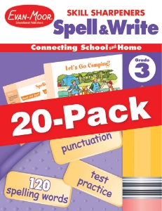 Skill Sharpeners: Spell & Write, Grade 3 — Class pack