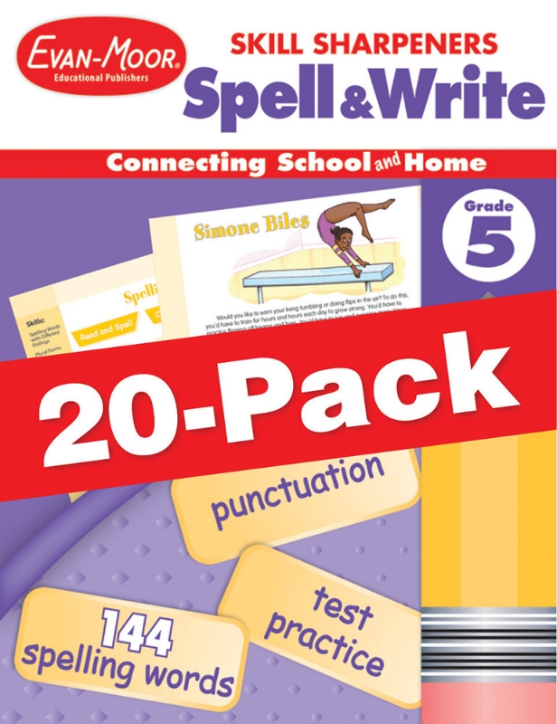 Skill Sharpeners: Spell & Write, Grade 5 — Class pack