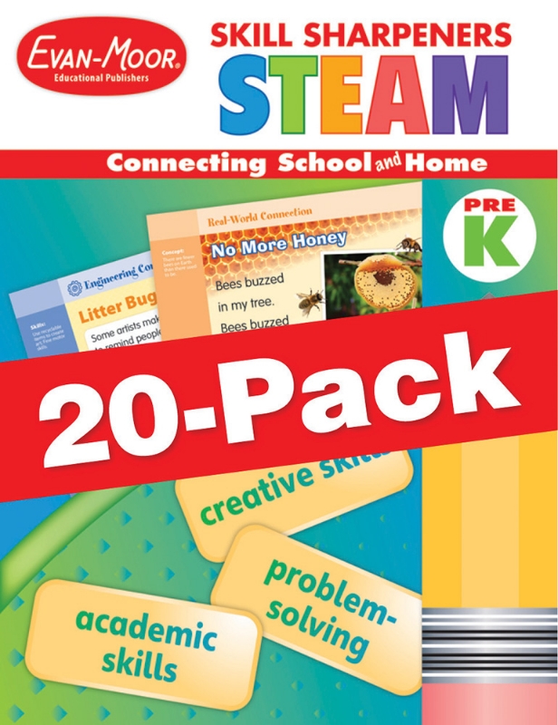 Skill Sharpeners: STEAM, Grade PreK — Class pack