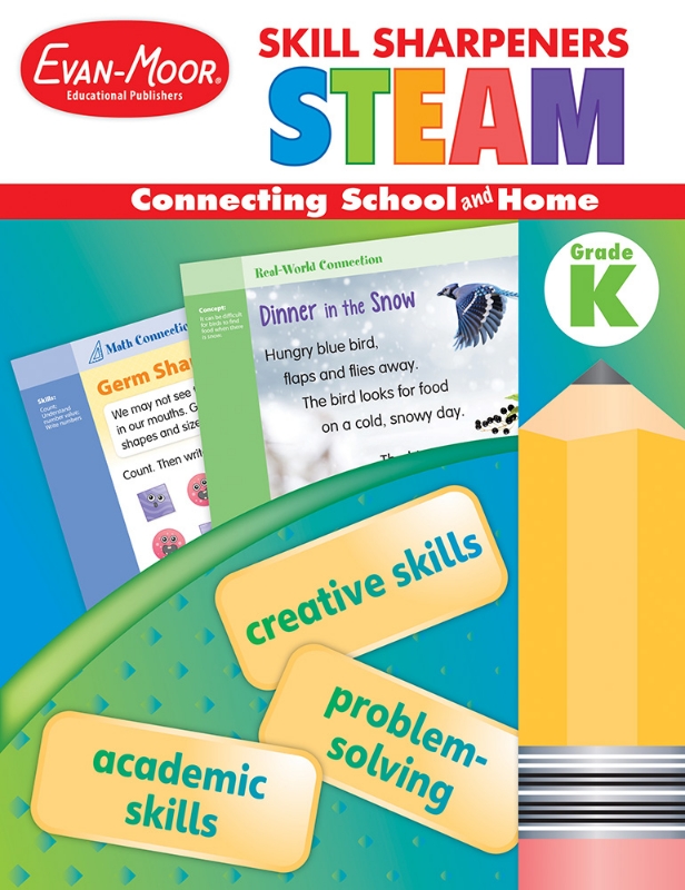 Skill Sharpeners: STEAM, Grade K - Activity Book