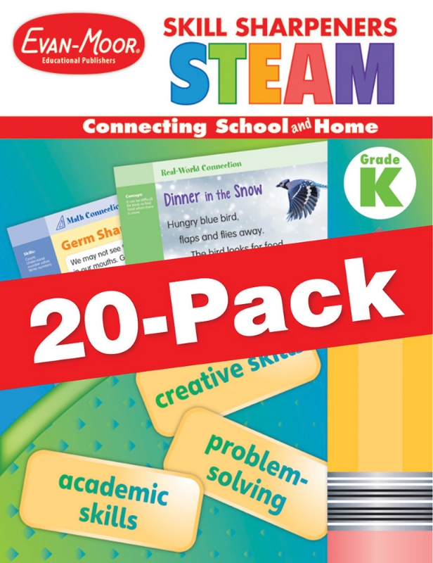 Skill Sharpeners: STEAM, Grade K — Class pack