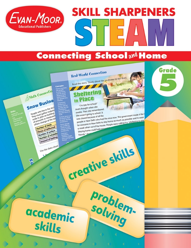 Skill Sharpeners: STEAM, Grade 5 - Activity Book