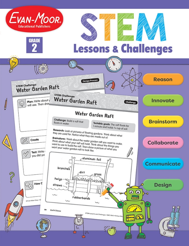 STEM Lessons and Challenges, Grade 2 - Teacher Reproducibles, Print