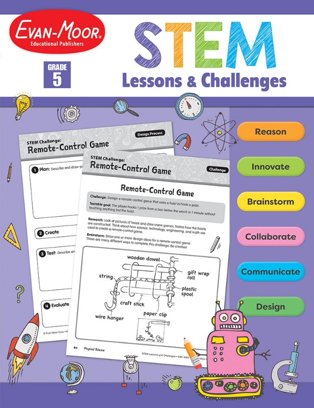 STEM Lessons and Challenges, Grade 5 - Teacher Reproducibles, Print