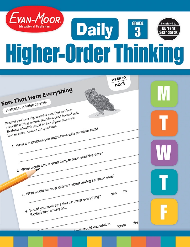 Daily Higher-Order Thinking, Grade 3 -Teacher's Edition, Print