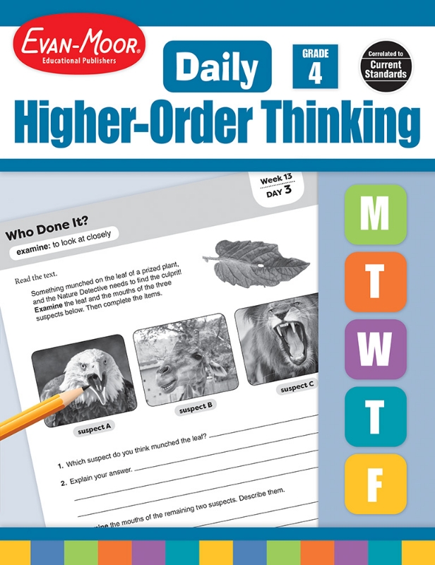 Daily Higher-Order Thinking, Grade 4 - Teacher's Edition, Print