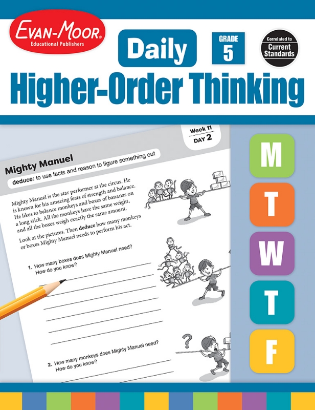 aily Higher-Order Thinking, Grade 5 - Teacher's Edition, Print