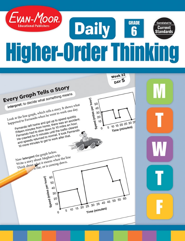 Daily Higher-Order Thinking, Grade 6 - Teacher's Edition, Print