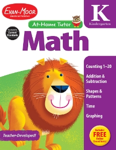 At-Home Tutor: Math, Grade K - Activity Book