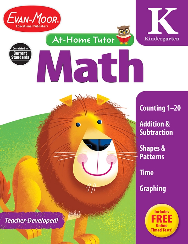 At-Home Tutor: Math, Grade K - Activity Book