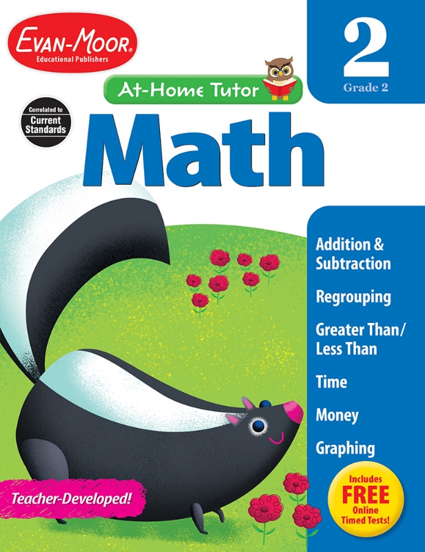 At-Home Tutor: Math, Grade 2 - Activity Book