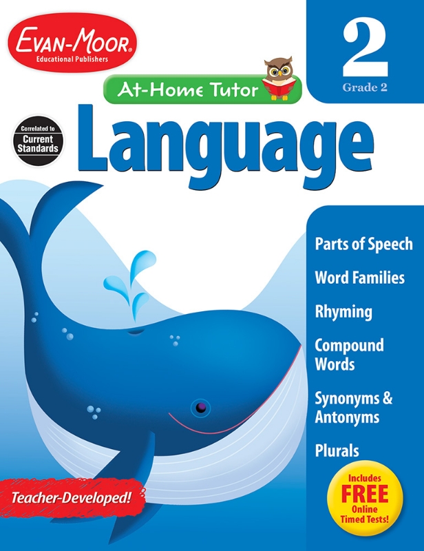 At-Home Tutor: Language, Grade 2 - Activity Book