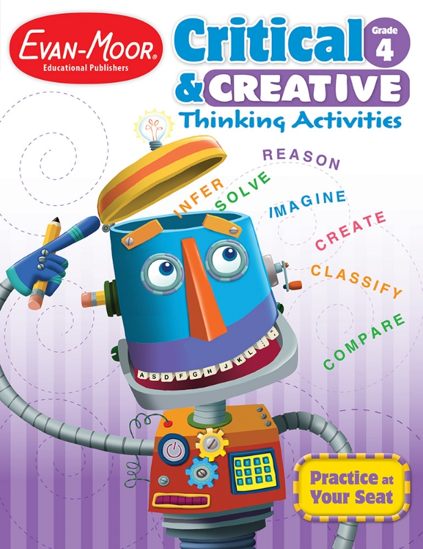 Critical and Creative Thinking Activities, Grade 4 - Teacher Reproducibles, Print