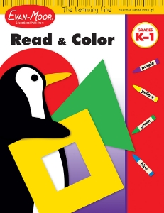 Learning Line: Read and Color, Grades K-1 - Activity Book