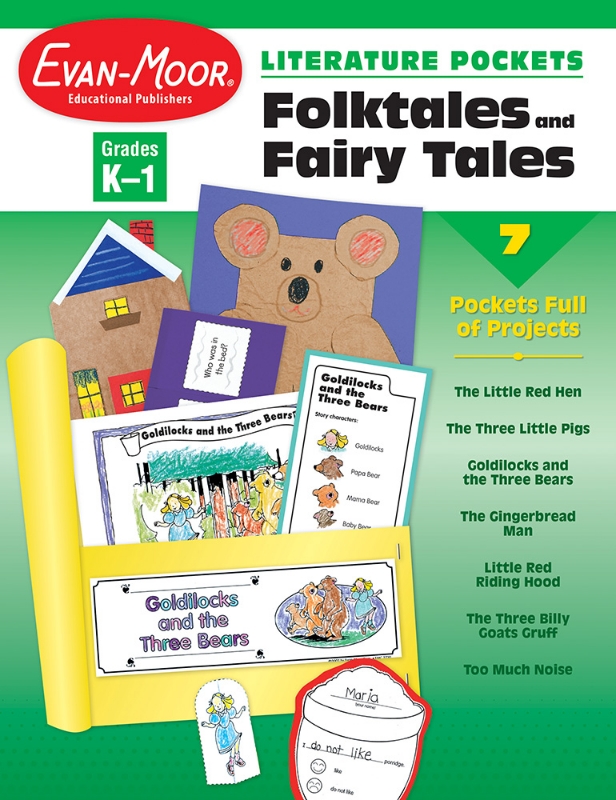 Literature Pockets: Folktales & Fairy Tales, Grades K-1 - Teacher Reproducibles, Print