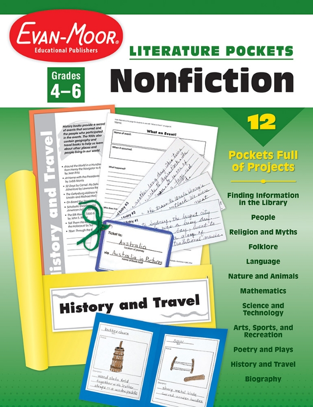 Literature Pockets: Nonfiction, Grades 4-6+ - Teacher Reproducibles, E-book