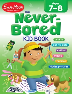 The Never-Bored Kid Book, Ages 7-8 - Activity Book