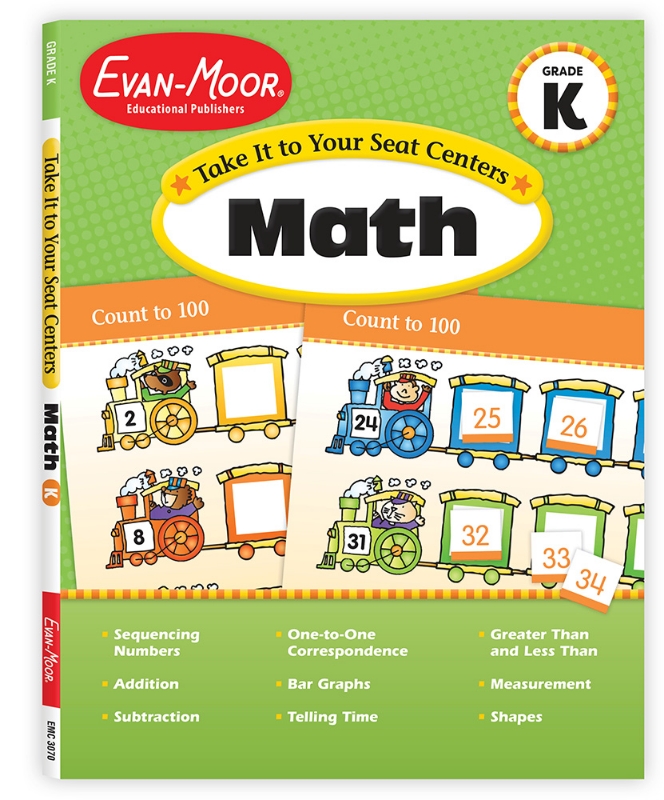 Take It to Your Seat: Math Centers, Grade K - Teacher Resource, Print
