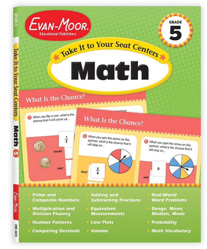Take It to Your Seat: Math Centers, Grade 5 - Teacher Reproducibles, Print