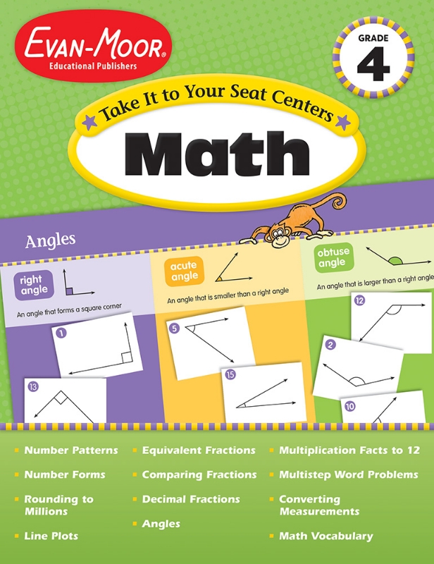Take It to Your Seat: Math Centers, Grade 4 - Teacher Resource, E-book