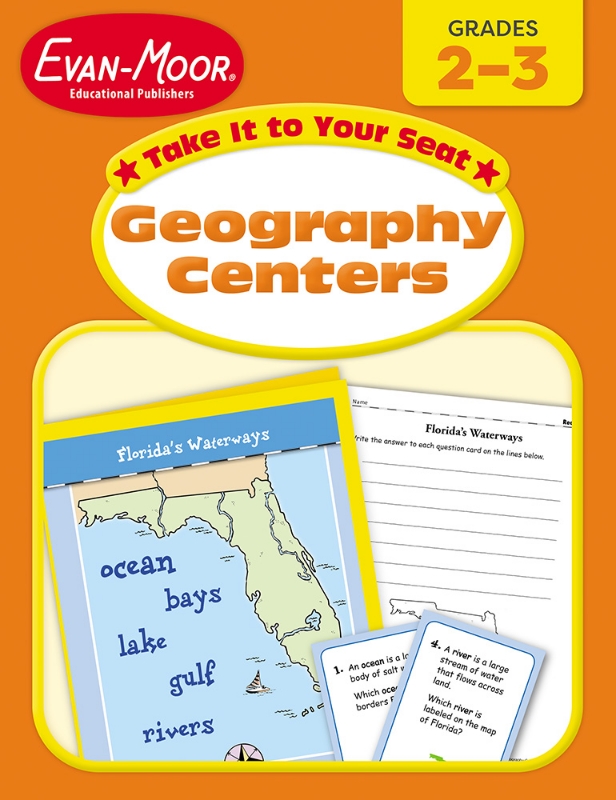 Take It to Your Seat: Geography Centers, Grades 2-3 - Teacher Reproducibles, E-book