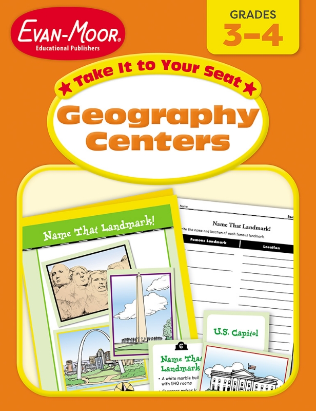 Take It to Your Seat: Geography Centers, Grades 3-4 - Teacher Reproducibles, E-book