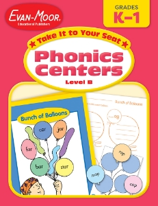 Take It to Your Seat: Phonics Centers, Grades K-1 (Level B)- Teacher Resource, E-book