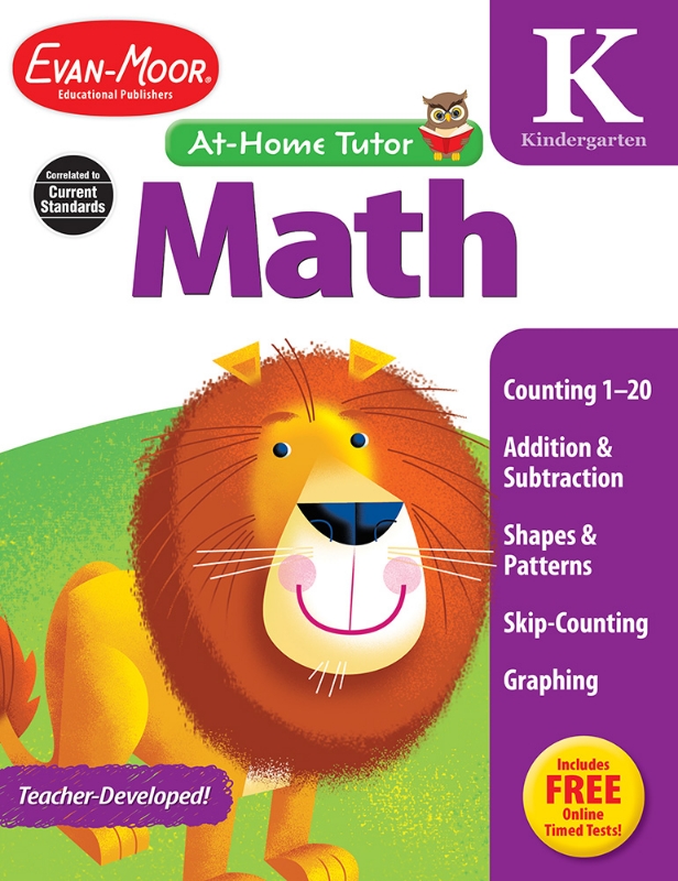 At-Home Tutor: Math, Grade K - Activity Book