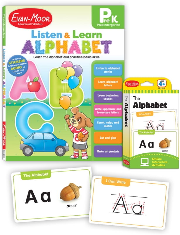 Flashcard Learning Set: Alphabet, Grade PreK